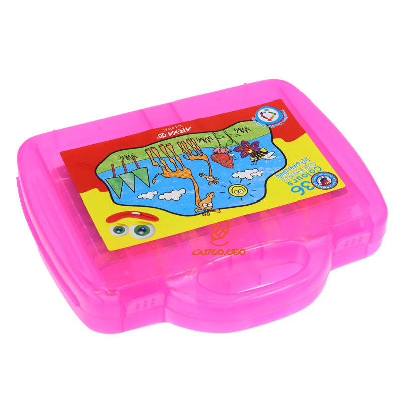 پاستل روغنی 36 رنگ طلقی 2032 صورتی آریا (4)