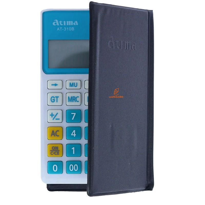 ماشین حساب جیبی آبی 12 رقمی مدل AT-310B آتیما ATIMA (1)