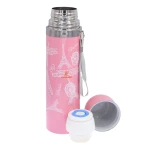 فلاسک 500 میل بند دار صورتی طرح ایفل STAINLESS (3)