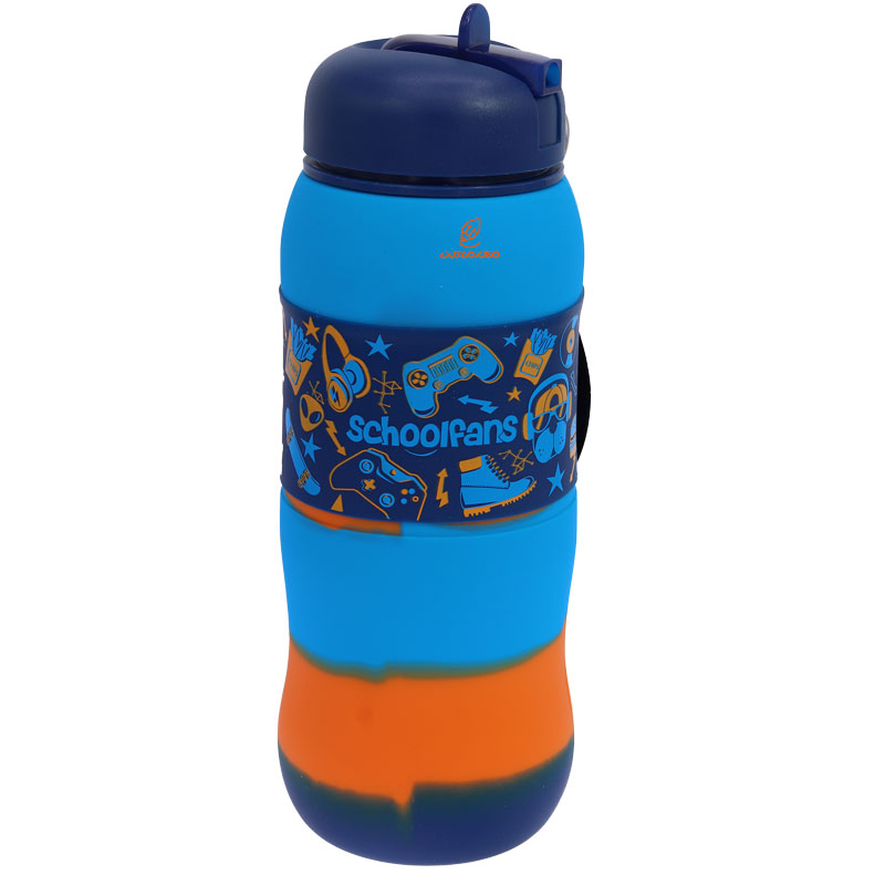 قمقمه سیلیکونی ورزشی 9336 طرح گیم اسکول فنس SCHOOLFANS (2)