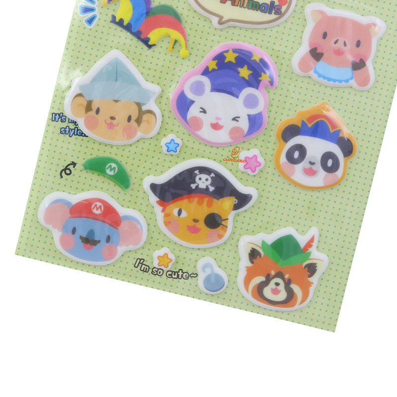 برچسب فانتزی کد CA-209 طرح حیوانات FUNNY (3)