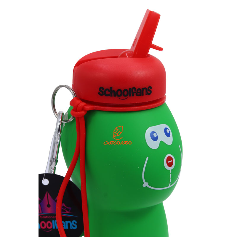 قمقمه سیلیکونی ورزشی 9335 طرح دایناسور اسکول فنس SCHOOLFANS (6)