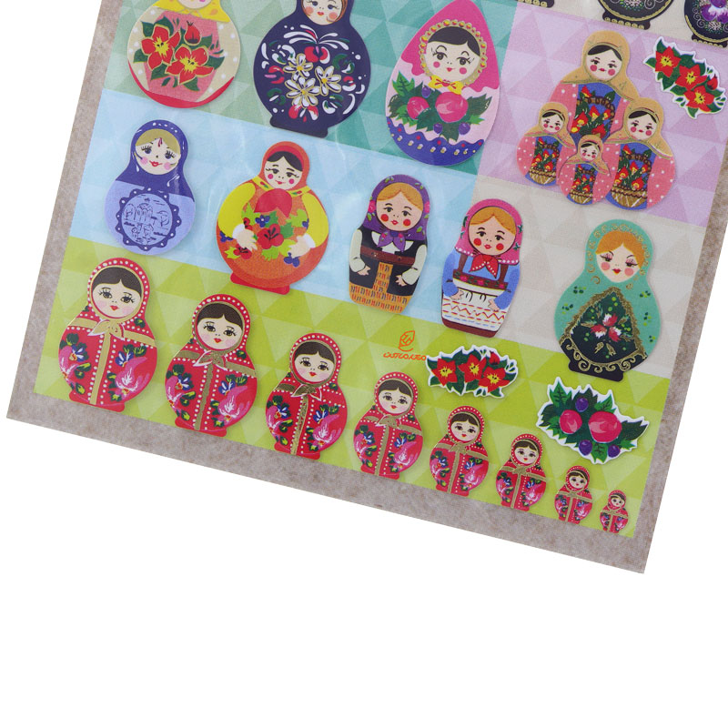 برچسب فانتزی کد 15S-Z825 طرح خاتون FUNNY (3)