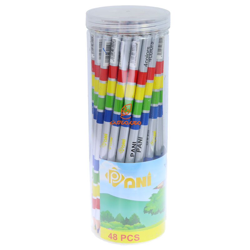 مداد 4 رنگ بسته 48 عددی پانی PANI