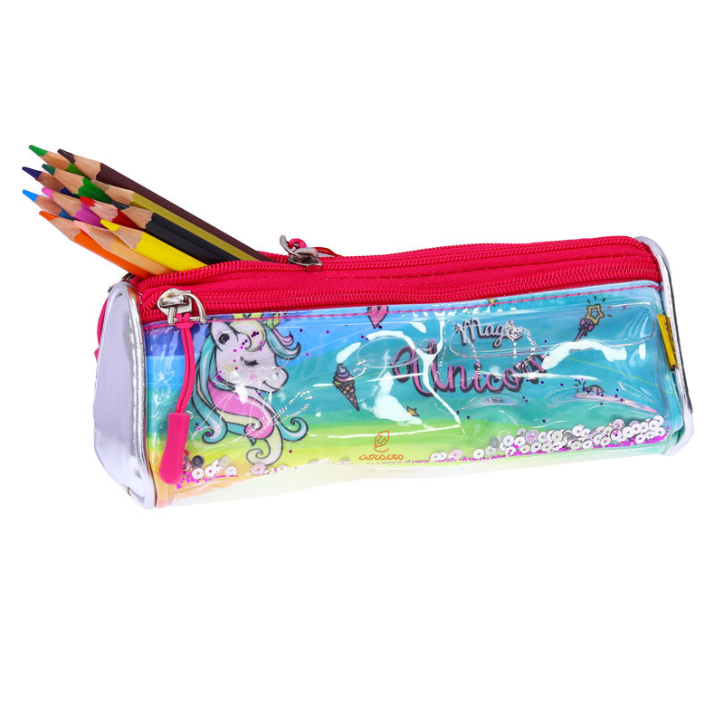 جامدادی آکواریومی 3065 طرح یونی کورن تاج دار سویل SEVIL (2)