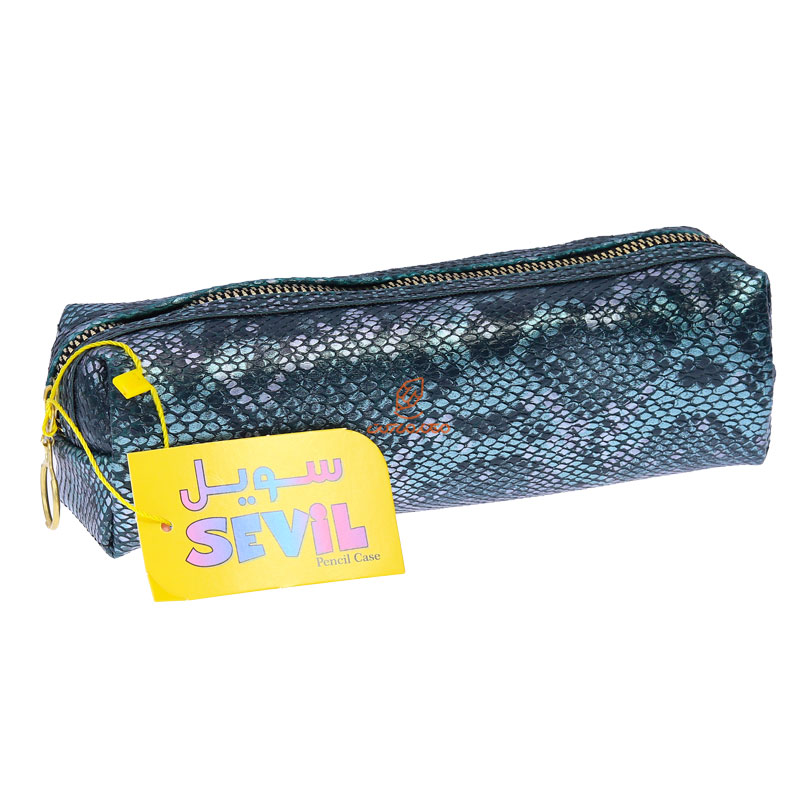 جامدادی چرم 3102 سبز تیره سویل SEVIL