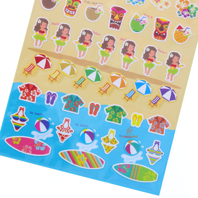 برچسب (استیکر) فانتزی کد AT-234 طرح جزیره FUNNY (1)