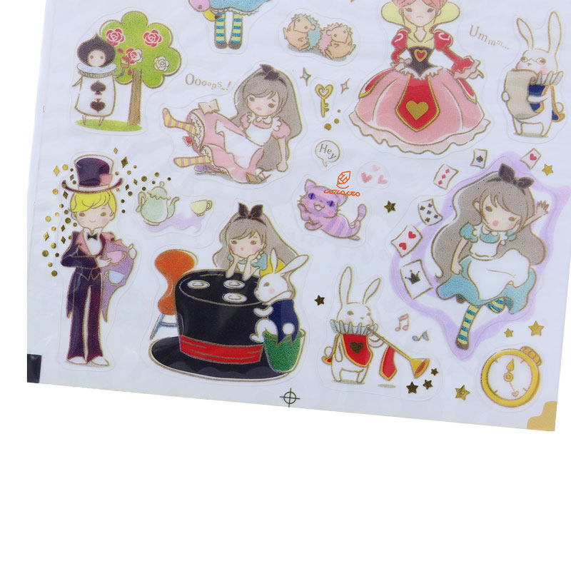 برچسب (استیکر) فانتزی کد 15S-T9011 طرح دختر و خرگوش FUNNY (1)