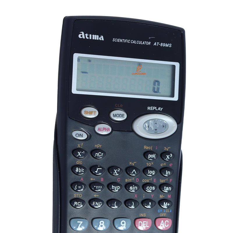 ماشین حساب مهندسی مشکی مدل AT-89MS آتیما ATIMA (5)