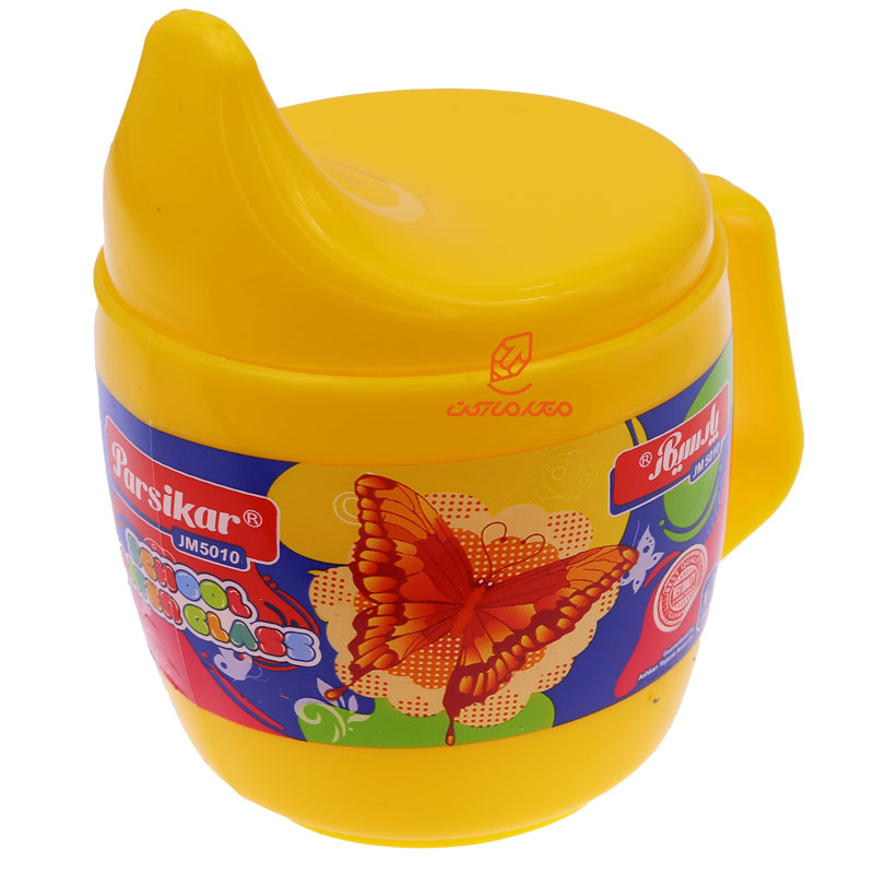 لیوان فانتزی در دار 5010 زرد پارسی کار PARSIKAR (2)