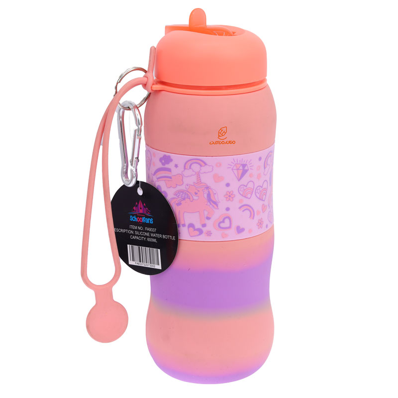 قمقمه سیلیکونی ورزشی 9337 طرح یونیکورن اسکول فنس SCHOOLFANS (3)