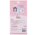 برچسب (استیکر) فانتزی کد 15S-T912 طرح لباس دخترانه FUNNY (3)