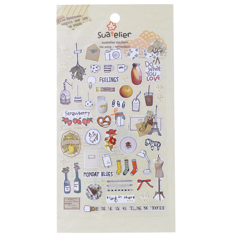 برچسب (استیکر) فانتزی کد 1025 طرح بطری های نوشیدنی SUATELIR