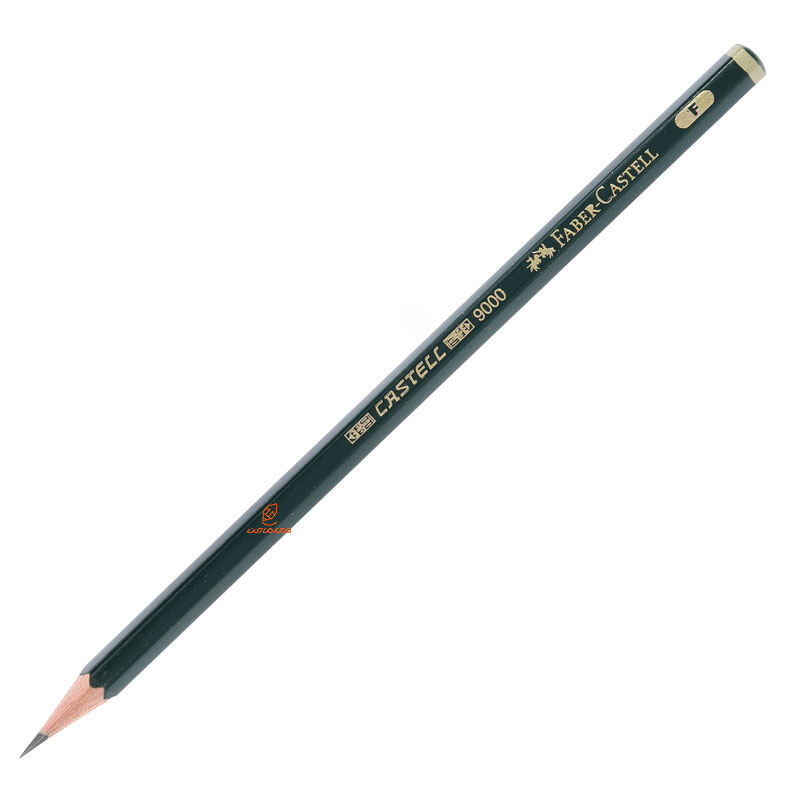 مداد طراحی کاستل بدنه سبز 9000 فابر کاستل FABERCASTELL f