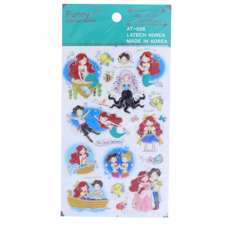 برچسب فانتزی کد AT-508 طرح پری دریایی FUNNY (2)