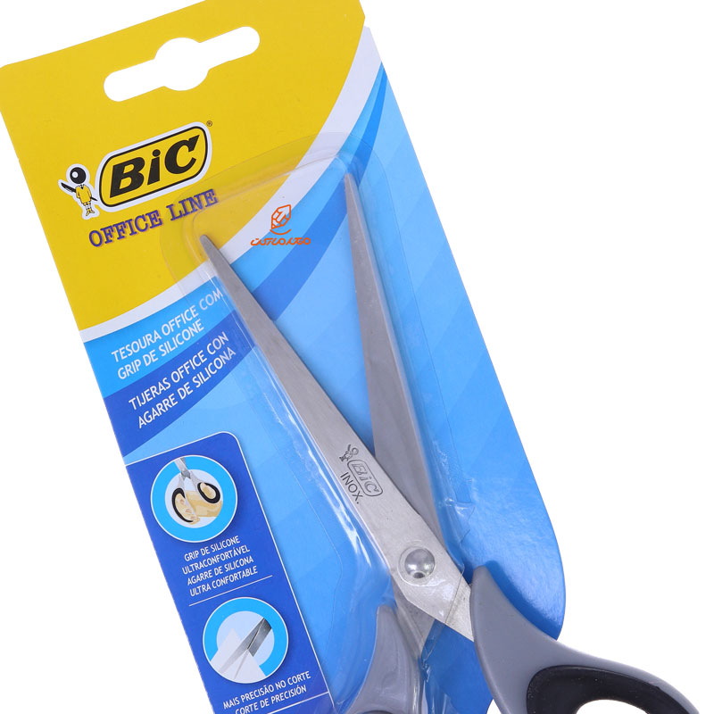 قیچی 21 سانت گریپ دار طوسی مدل 7040 بیک BIC (1)