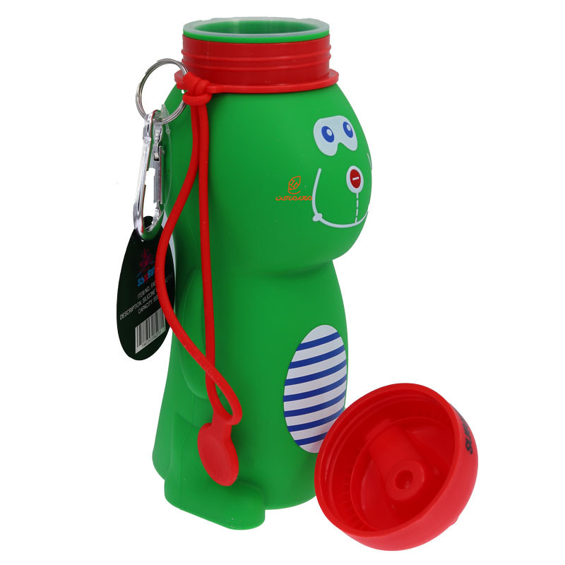 قمقمه سیلیکونی ورزشی 9335 طرح دایناسور اسکول فنس SCHOOLFANS (1)