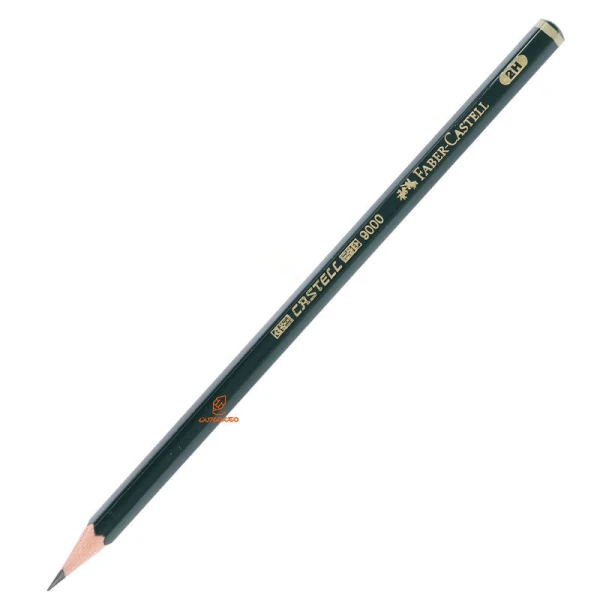 مداد طراحی کاستل بدنه سبز 9000 فابر کاستل FABERCASTELL 2h