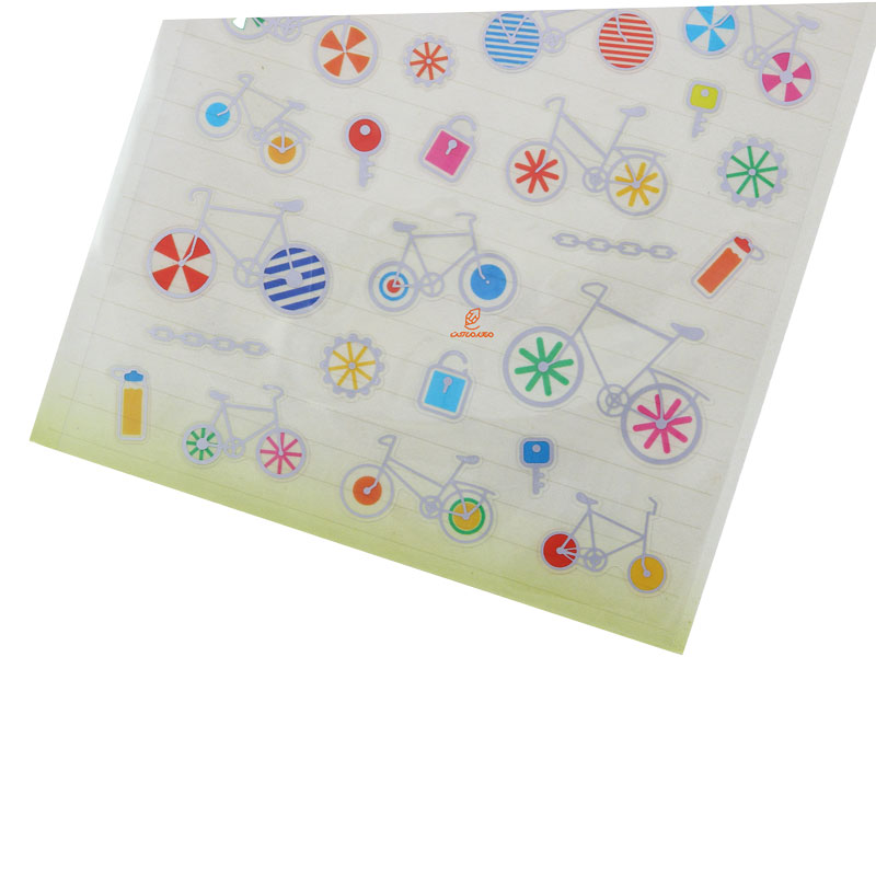 برچسب (استیکر) فانتزی کد 2003 طرح دوچرخه (1)