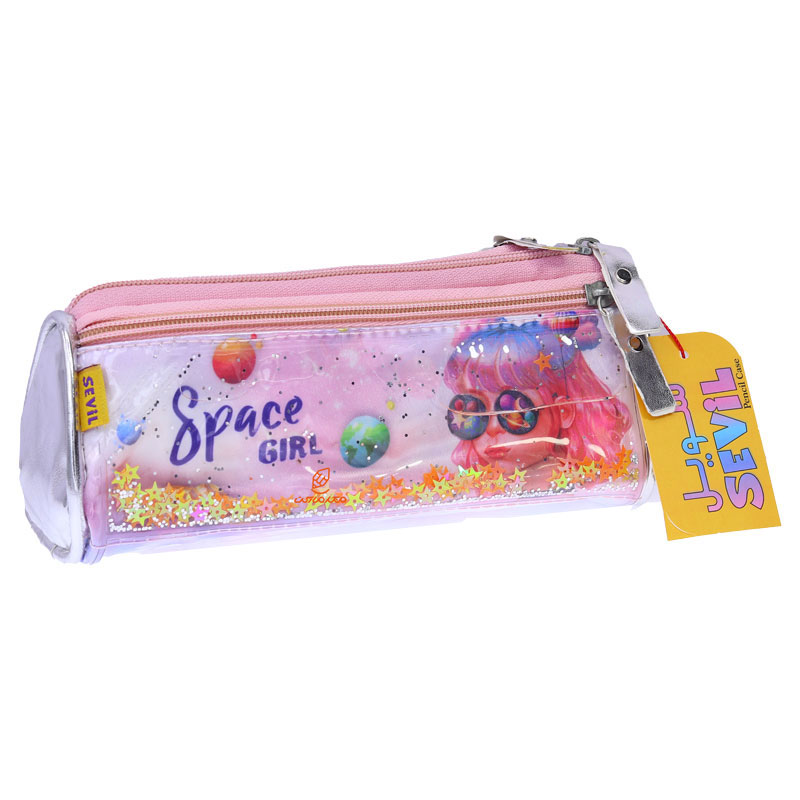 جامدادی آکواریومی 3065 طرح دختر و سیاره زمین سویل SEVIL