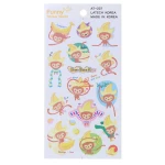 برچسب فانتزی کد AT-227 طرح میمون FUNNY (1)