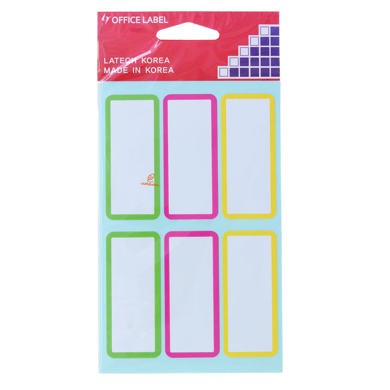 لیبل 60*25 میلی متری دور رنگی 219 OFFICLABEL
