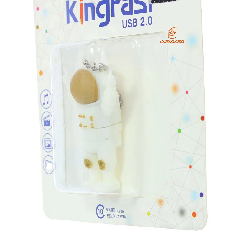 فلش 64 گیگابایت فانتزی طرح آدم فضایی کینگ فست KING FAST (1)