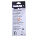 قیچی اداری 17 سانت قرمز مدل 35217 کورس KORES (3)
