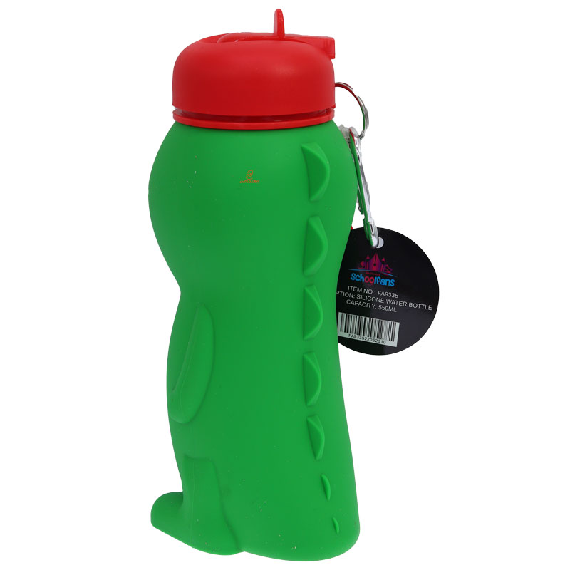 قمقمه سیلیکونی ورزشی 9335 طرح دایناسور اسکول فنس SCHOOLFANS (5)