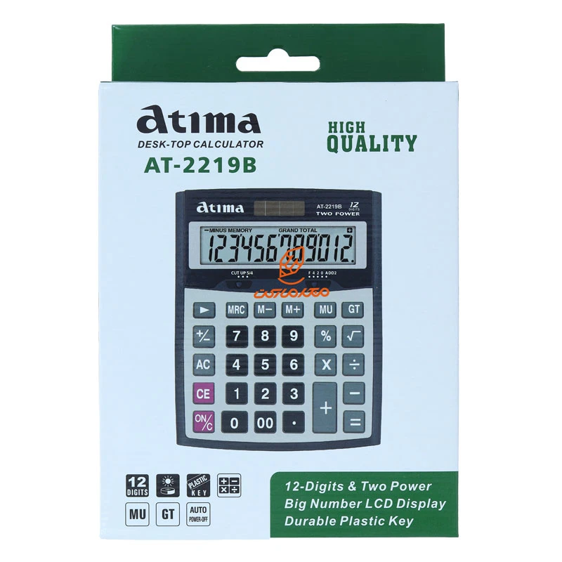 ماشین حساب رومیزی 12 رقمی مدل AT-2219 آتیما ATIMA (2)