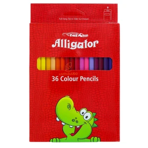 مداد رنگی 36 رنگ جعبه مقوایی الیگیتور ALLIGATOR