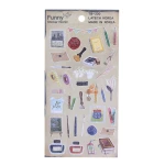 برچسب (استیکر) فانتزی کد TB-220 طرح ابزار هنری FUNNY (2)