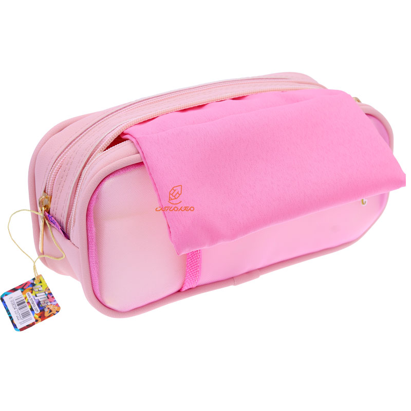 جامدادی توری و چرمی 222 صورتی کلیپس CLIPS (1)