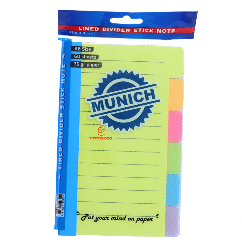 پست ایت (استیک نوت) اندیکس دار A6 مونیخ MUNICH