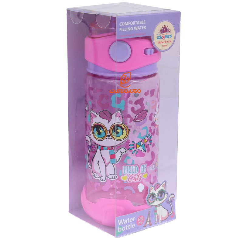 قمقمه بزرگ فانتزی 9348 طرح گربه اسکول فنس SCHOOLFANS (1)