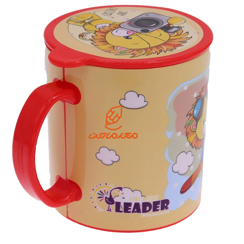 لیوان فانتزی در دار 8865 طرح شیر لیدر LEADER (3)