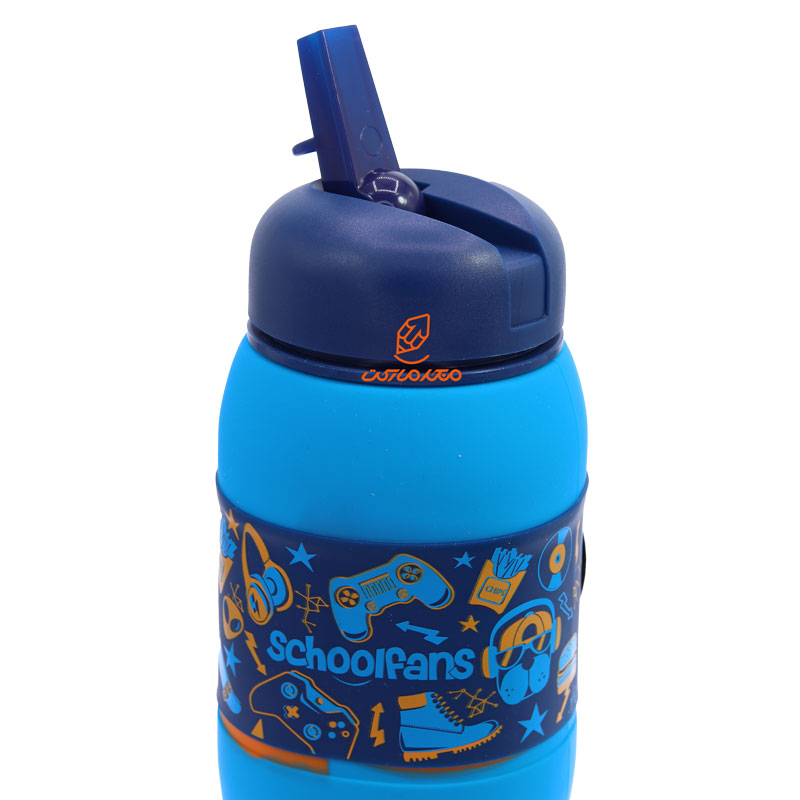 قمقمه سیلیکونی ورزشی 9336 طرح گیم اسکول فنس SCHOOLFANS (4)