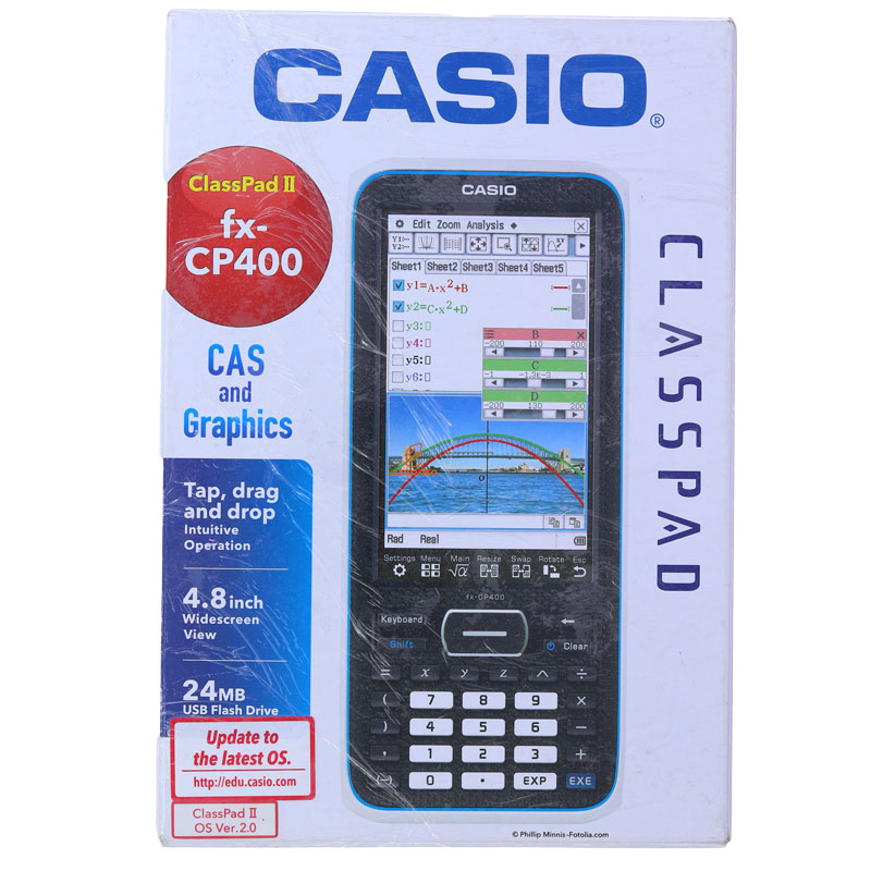 ماشین حساب مهندسی مدل FX-CP400 کاسیو اصلی CASIO (2)