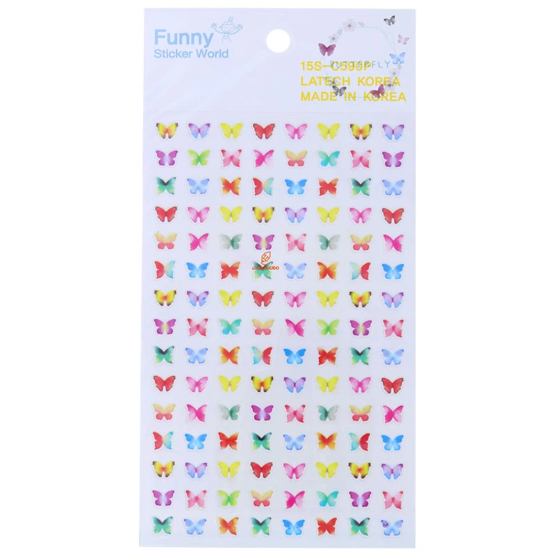 برچسب (استیکر) فانتزی کد 15s-c590p طرح پروانه FUNNY (1)