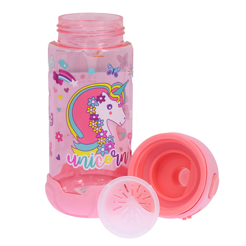 قمقمه بزرگ فانتزی 9348 طرح یونی کورن و رنگین کمان اسکول فنس SCHOOLFANS (1)