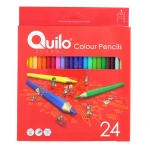 مداد رنگی 24 رنگ جعبه مقوایی کویلو QUILO (2)