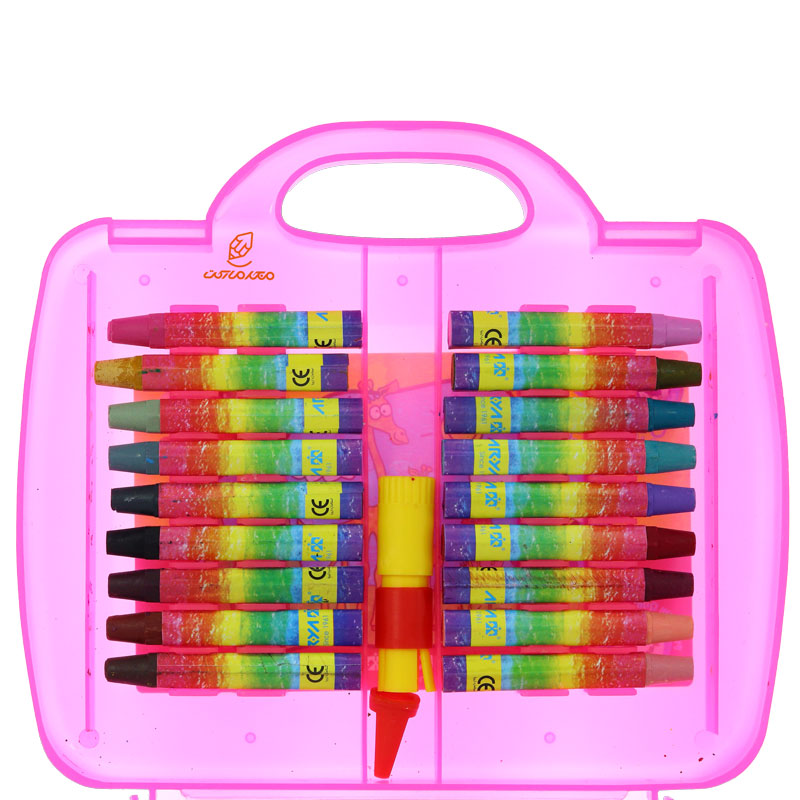 پاستل روغنی 36 رنگ طلقی 2032 صورتی آریا (7)