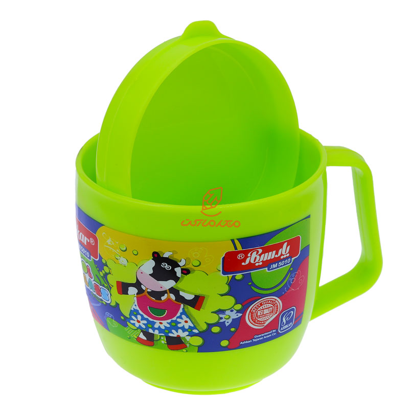 لیوان فانتزی در دار 5010 سبز روشن پارسی کار PARSIKAR (1)