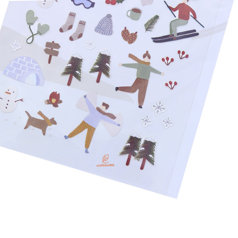 برچسب (استیکر) فانتزی کد 1102 طرح پیست اسکی SUATELIER (1)