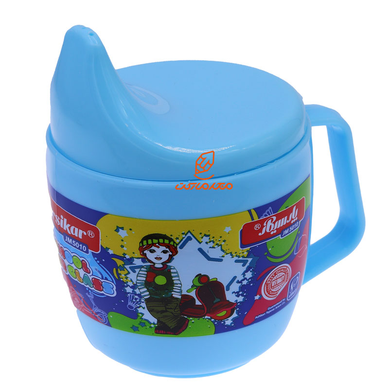 لیوان فانتزی در دار 5010 آبی پارسی کار PARSIKAR