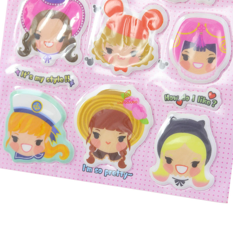 برچسب (استیکر) فانتزی کد CA-211 طرح دخترک FUNNY (1)