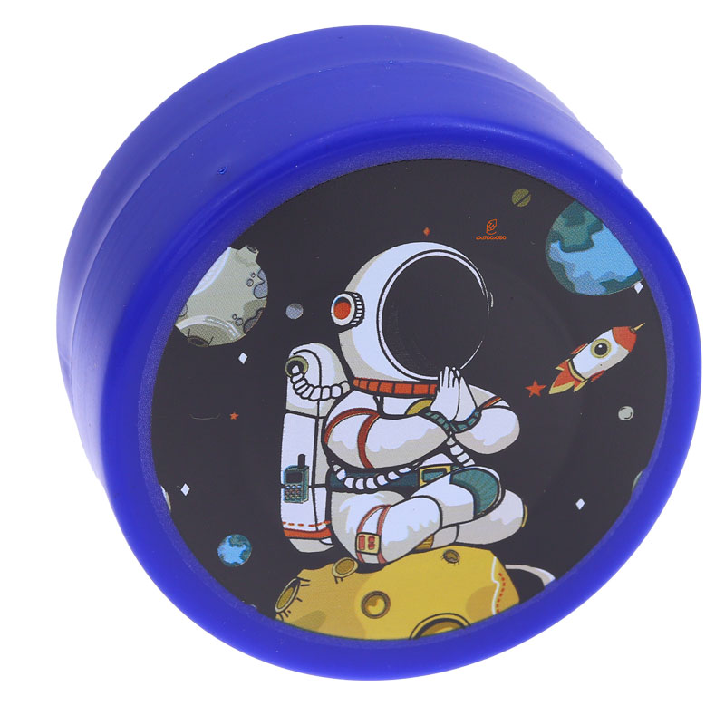 لیوان تاشو فانتزی 8867 طرح فضانورد زمینه مشکی لیدر LEADE (2)