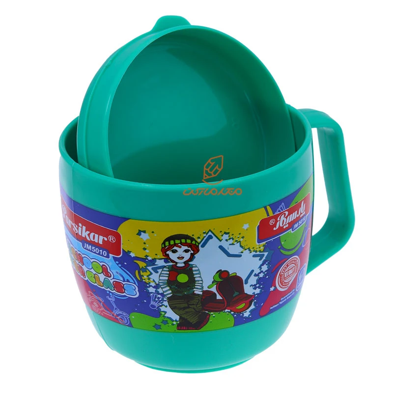 لیوان فانتزی در دار 5010 سبز پارسی کار PARSIKAR (1)