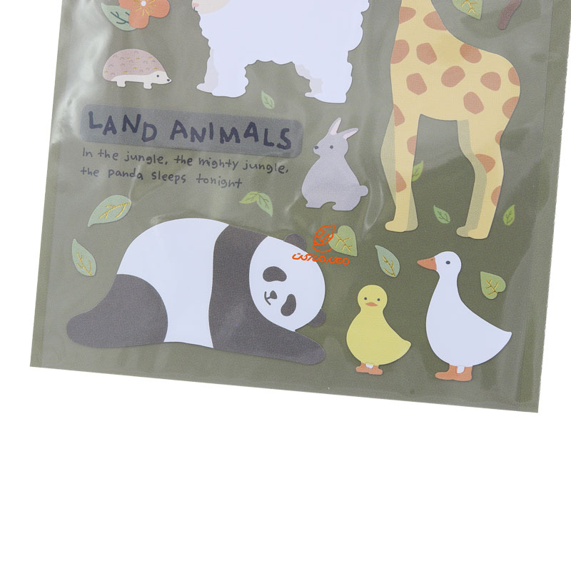 برچسب (استیکر) فانتزی کد 1072 طرح حیوانات جنگل SUATELIER (1)