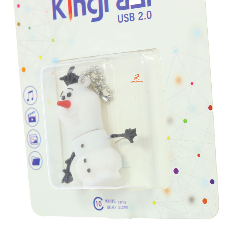 فلش 64 گیگابایت فانتزی طرح آدم برفی کینگ فست KING FAST (1)